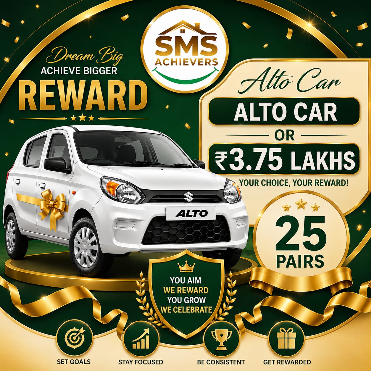 Alto Car Rs 3.75 Lac